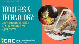 image representing #StartTheConversation Toddlers Tech